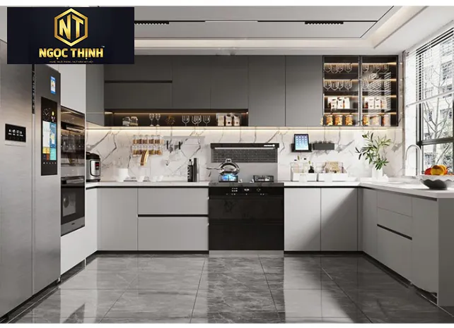 Tủ bếp đẹp, hiện đại sang trọng giá rẻ uy tín Nội Thất Ngọc Thịnh